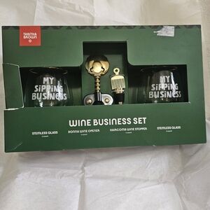 Tabitha Brown Dining/ NIB Tabitha Brown Wine Business Set / Size:OS